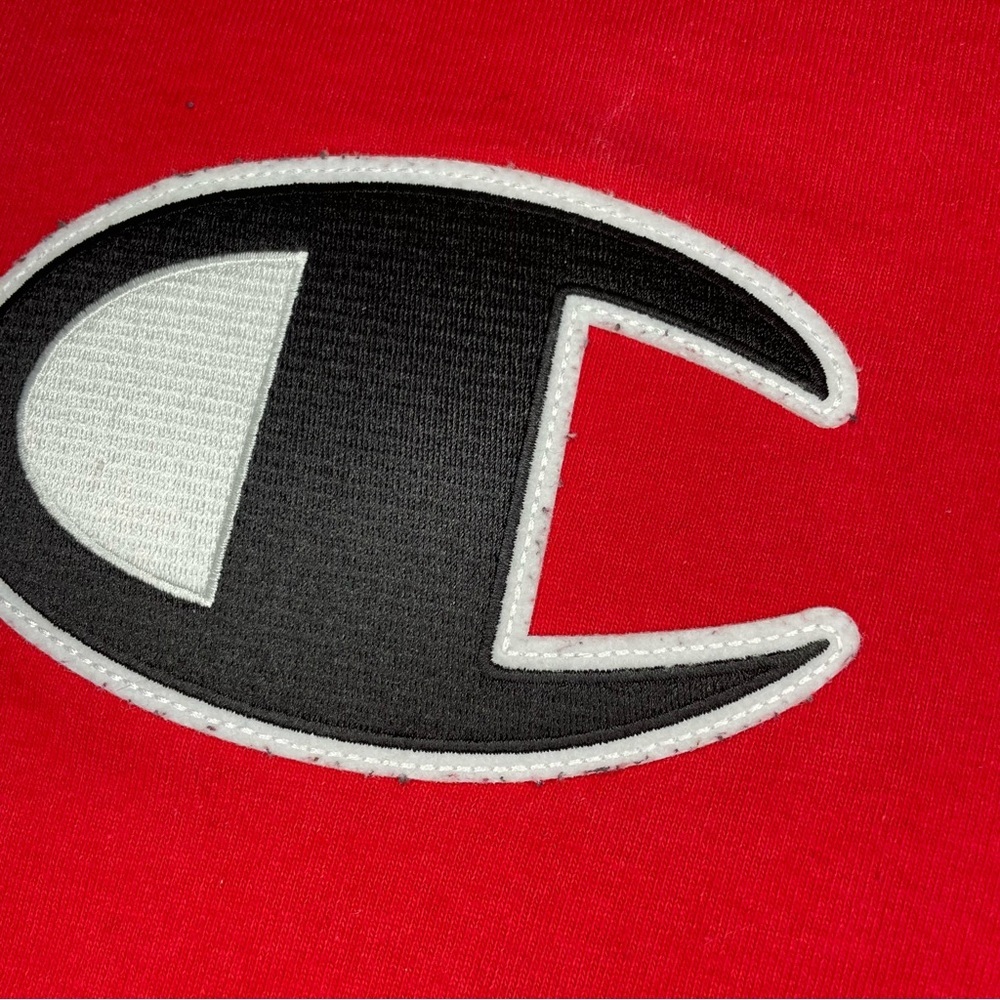 𝅺Vintage 80’s/ 90’s Champion Embroidered Large Champion Logo Tee Shirt size 2XL - Picture 6 of 7